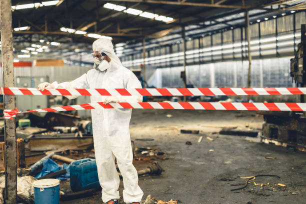 Professional Unattended Death Cleanup technician working in Archer, FL
